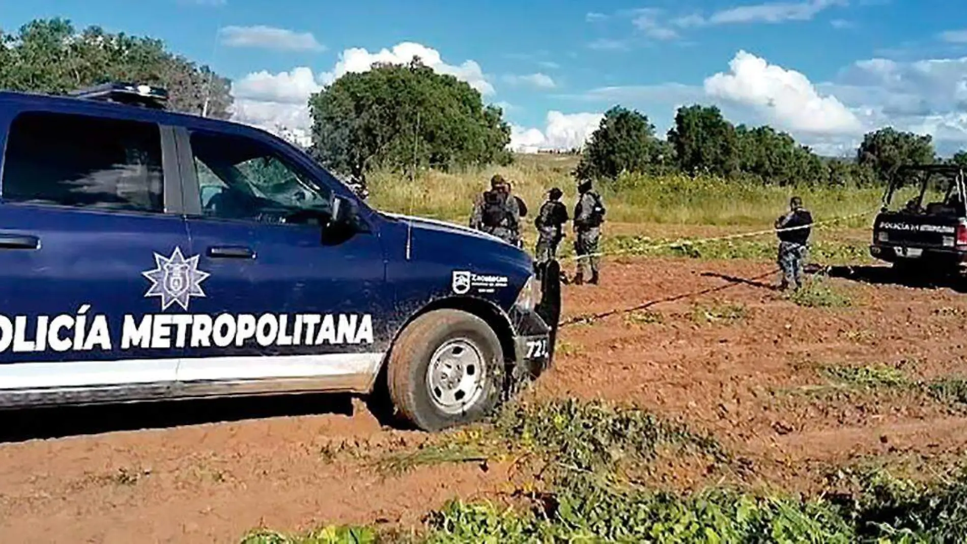 Operativo policiaco en zona cercana al cerereso de Cieneguillas